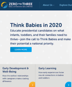 Zero to Three – National Center for Infants, toddlers & Families